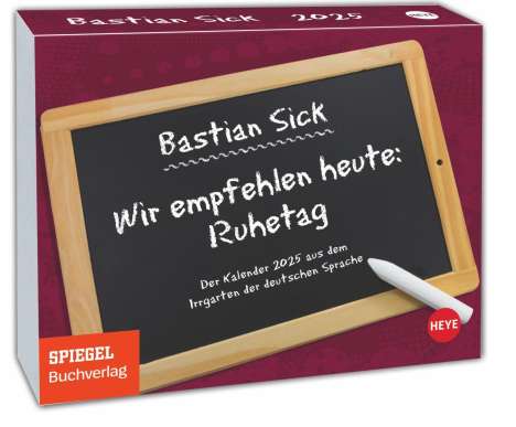 Bastian Sick: Bastian Sick Tagesabreißkalender 2025, Kalender