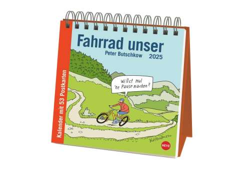 Peter Butschkow: Peter Butschkow: Fahrrad unser Premium-Postkartenkalender 2025, Kalender
