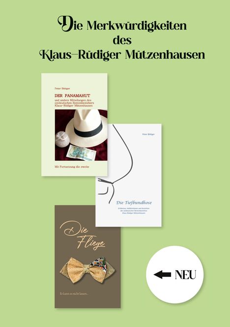 Peter Böttger: Die Merkwürdigkeiten des Klaus-Rüdiger Mützenhausen, Buch