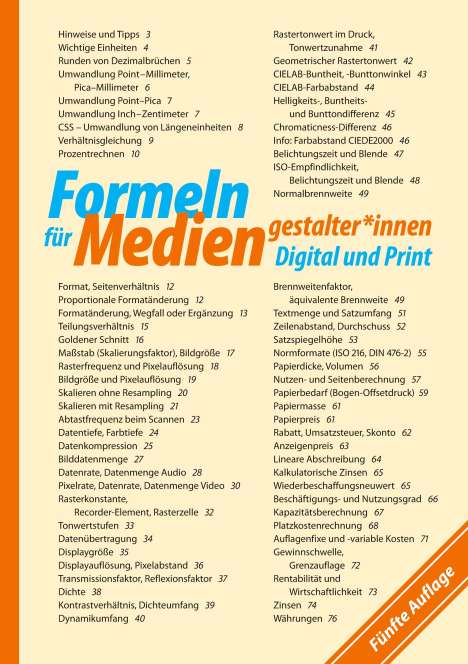 Ulrich Paasch: Formeln für Mediengestalter*innen Digital und Print, Buch