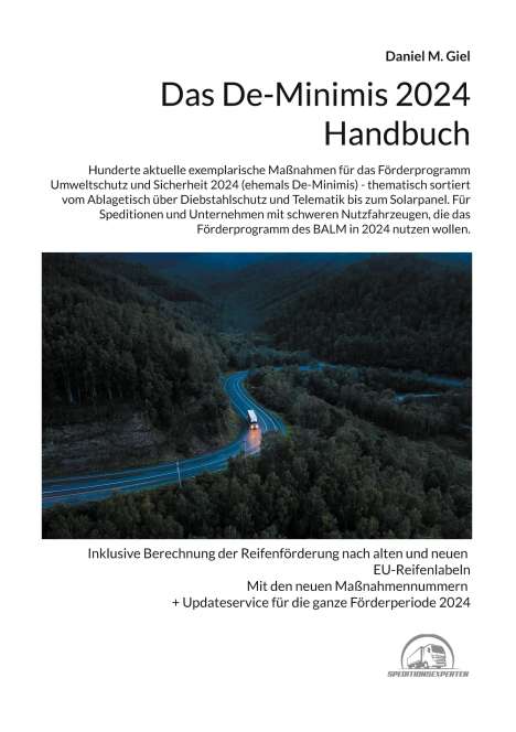 Daniel M. Giel: Das De-Minimis 2024 Handbuch, Buch