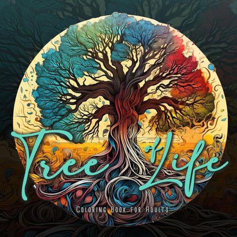 Monsoon Publishing: Tree of Life Coloring Book for Adults, Buch