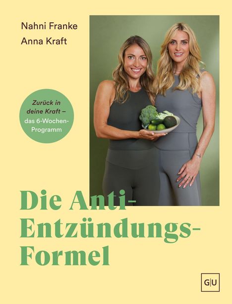 Nahni Franke, Anna Kraft. Zurück in deine Kraft – das 6-Wochen-Programm. Die Anti-Entzündungs-Formel. Zwei Frauen in Sportkleidung.