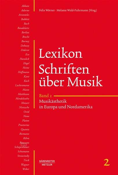 Lexikon Schriften über Musik, Band 2: Musikästhetik in Europa und Nordamerika, Buch