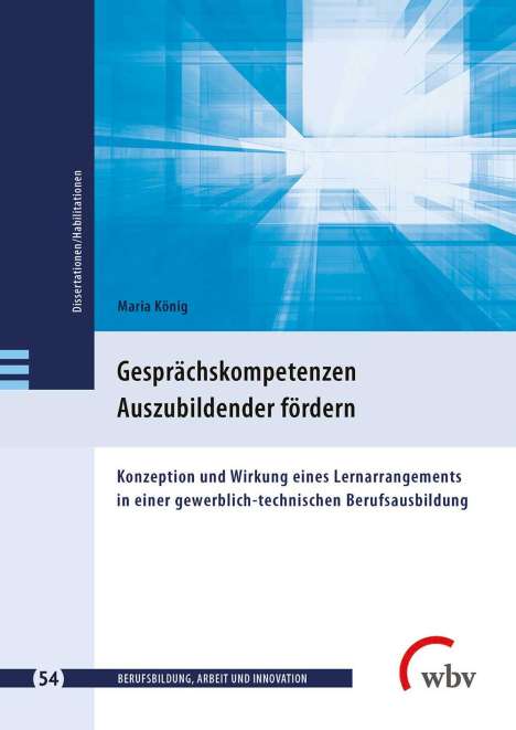 Maria König: Gesprächskompetenzen Auszubildender fördern, Buch