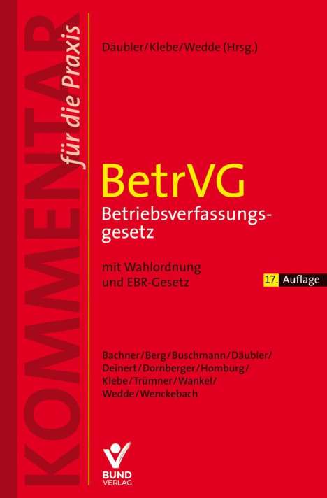 BetrVG - Betriebsverfassungsgesetz, Buch