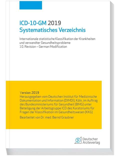 ICD-10-GM 2019Systematisches Verzeichnis, Buch