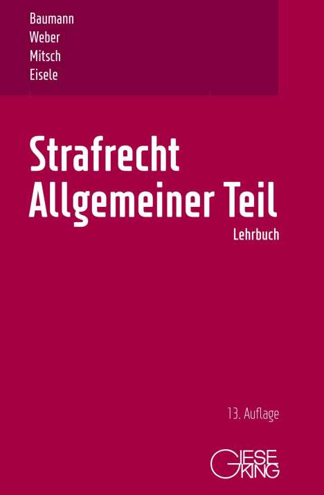 Strafrecht, Allgemeiner Teil, Buch