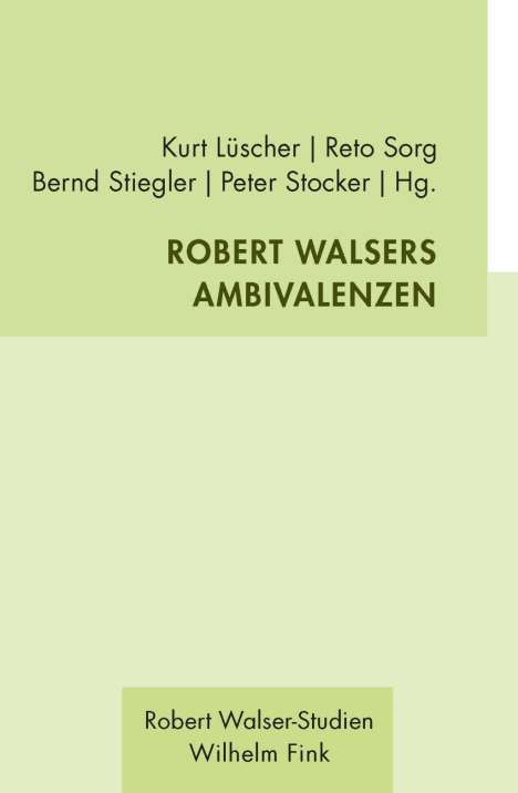 Robert Walsers Ambivalenzen, Buch
