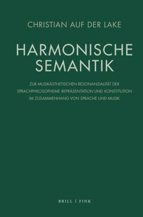 Christian auf der Lake: Harmonische Semantik, Buch
