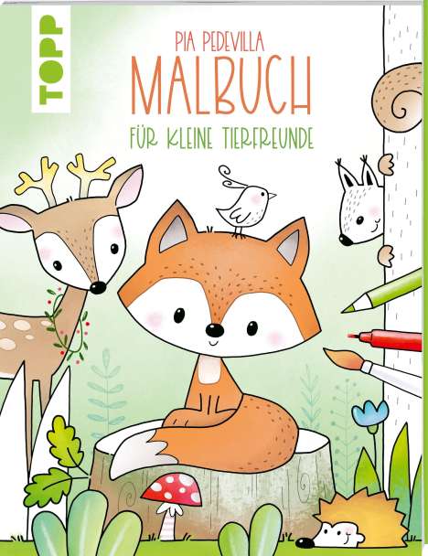 Pia Pedevilla: Pia Pedevilla Malbuch - Für kleine Tierfreunde, Buch