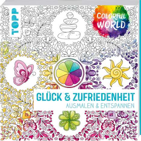 Ursula Schwab: Colorful World - Glück &amp; Zufriedenheit, Buch