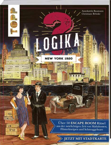 Annekatrin Baumann: Logika - New York 1920: Logikrätsel für zwischendurch von leicht bis schwer, Buch