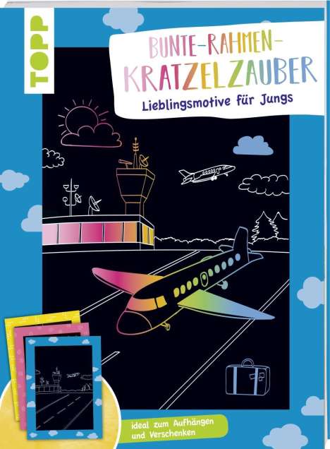 Bunte Rahmen Kratzelzauber/Jungs, Buch