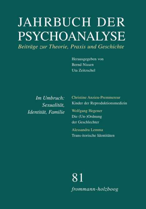 Jahrbuch der Psychoanalyse / Band 81: Im Umbruch: Sexualität, Buch