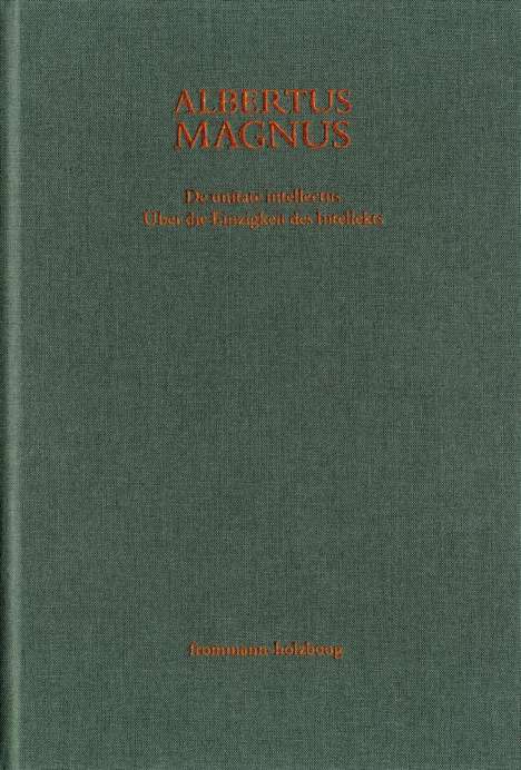 Magnus Albertus: Albertus Magnus: Unitate intellectus, Buch