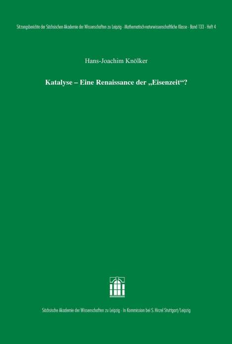 Hans-Joachim Knölker: Katalyse - Eine Renaissance der "Eisenzeit"?, Buch