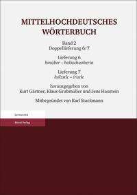 Mittelhochdeutsches Wörterbuch. Zweiter Band Lieferung 6 und 7, Buch