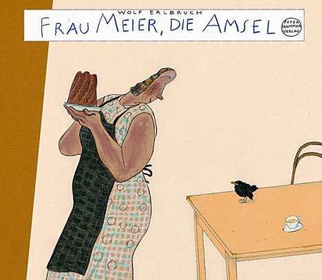 Wolf Erlbruch: Frau Meier, die Amsel, Buch