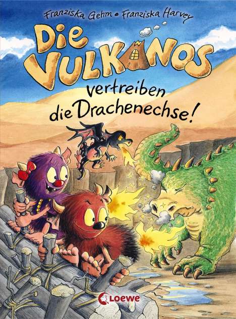 Franziska Gehm: Die Vulkanos vertreiben die Drachenechse!, Buch