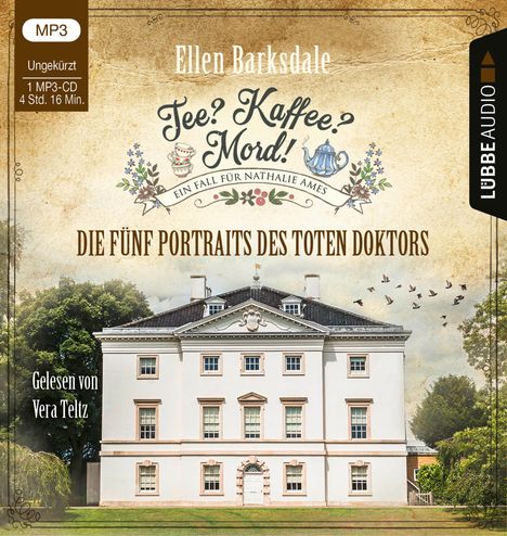 Ellen Barksdale: Tee? Kaffee? Mord! - Die fünf Portraits des toten Doktors, MP3-CD