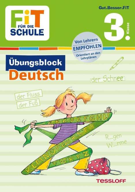 Werner Zenker: Zenker, W: Fit für die Schule: Übungsblock Deutsch 3. Klasse, Buch