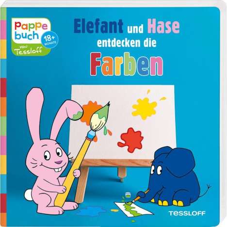 Katja Baier: Baier, K: Pappebuch. Elefant und Hase entdecken die Farben, Buch