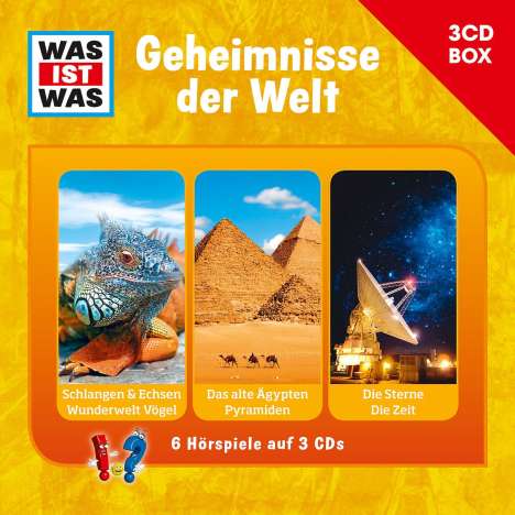 Manfred Baur: Was ist was Hörspielbox: Geheimnisse der Welt, 3 CDs