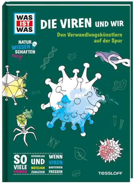 Manfred Baur: WAS IST WAS Naturwissenschaften easy! Biologie. Die Viren und wir, Buch