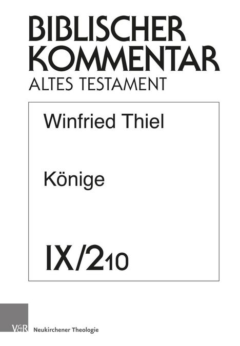 Winfried Thiel: Thiel, W: Könige, Buch