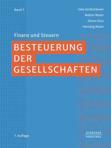 Uwe Grobshäuser: Besteuerung der Gesellschaften, Buch