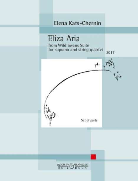 Eliza Aria Sopran und Streichquartett. Stimmensatz., Buch