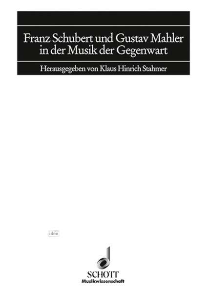 Franz Schubert und Gustav Mahler in der Musik der Gegenwart, Buch
