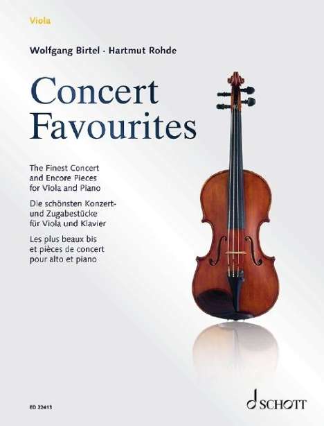 Concert Favourites, Buch
