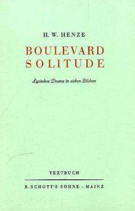 Boulevard Solitude, Buch