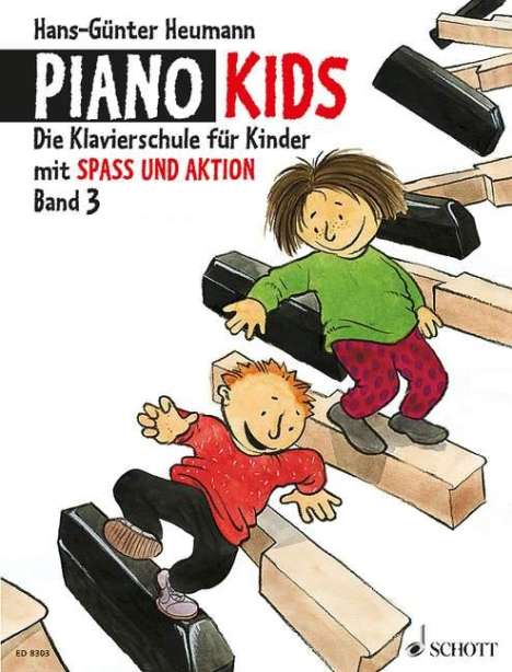 Hans-Günter Heumann: Piano Kids Band 3 + Aktionsbuch 3. Klavier, Buch