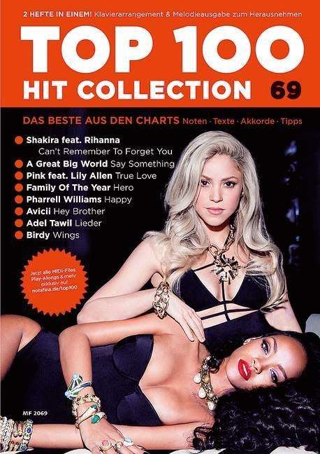 Top 100 Hit Collection 69, Noten