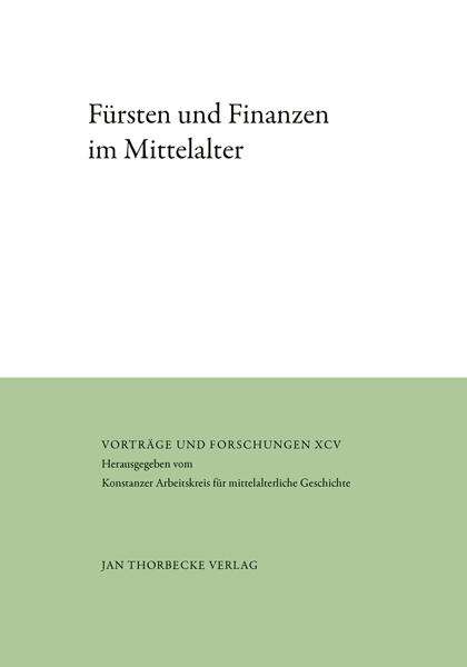 Fürsten und Finanzen im Mittelalter, Buch