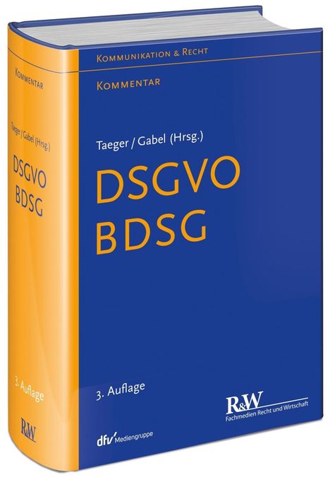 Dsgvo - Bdsg, Buch