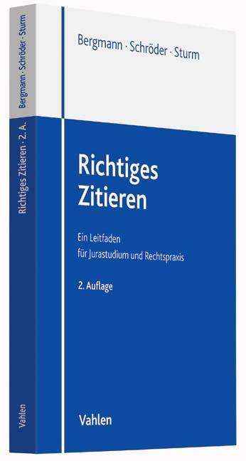 Christian Schröder: Schröder, C: Richtiges Zitieren, Buch