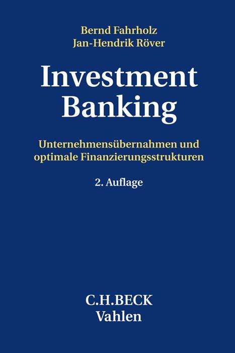 Bernd Fahrholz: Investment Banking, Buch