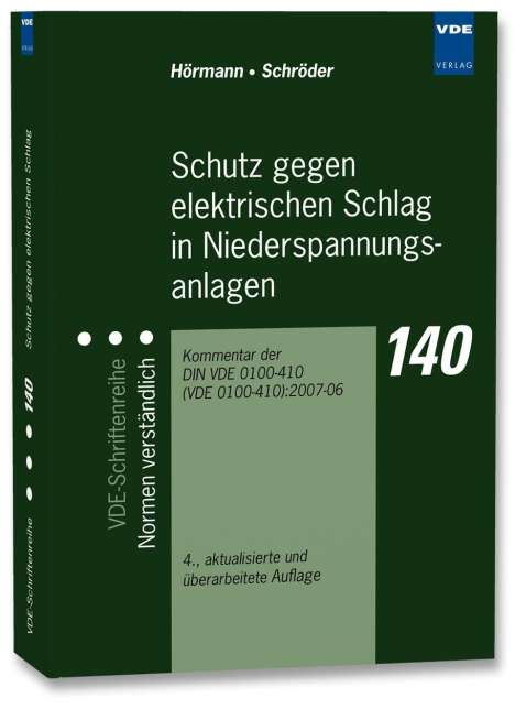 Werner Hörmann: Hörmann, W: Schutz gegen elektrischen Schlag in Niedersp., Buch