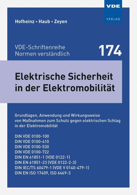 Wolfgang Hofheinz: Elektrische Sicherheit in der Elektromobilität, Buch