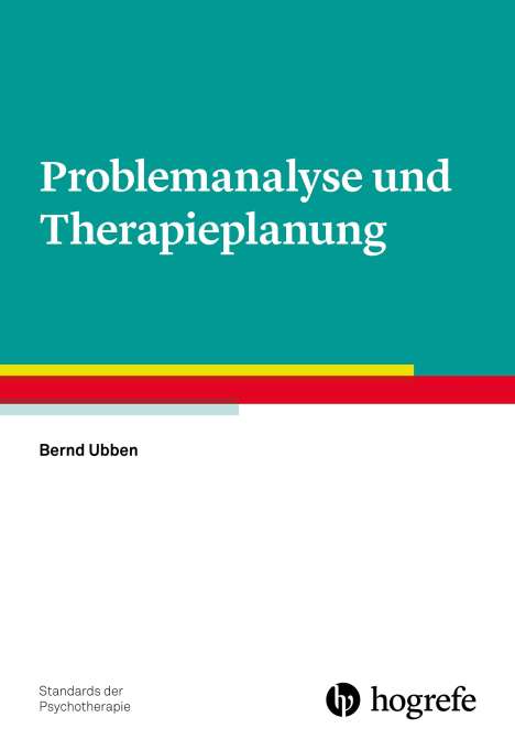 Bernd Ubben: Problemanalyse und Therapieplanung, Buch