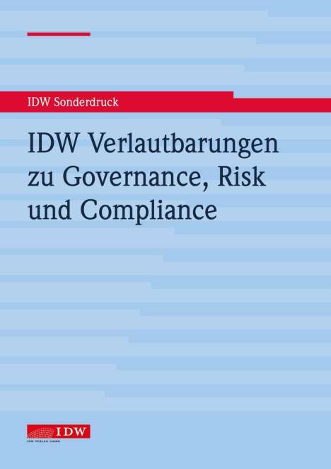 IDW Verlautbarungen zu Governance, Risk und Compliance, Buch