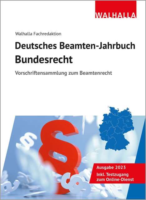 Walhalla Fachredaktion: Deutsches Beamten-Jahrbuch Bundesrecht 2023, Buch
