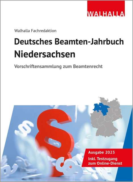 Walhalla Fachredaktion: Deutsches Beamten-Jahrbuch Niedersachsen 2023, Buch