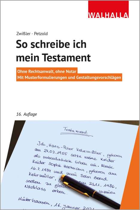 Finn Zwißler: So schreibe ich mein Testament, Buch