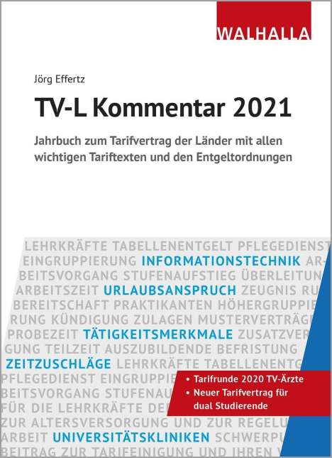 Jörg Effertz: TV-L Kommentar 2021, Buch