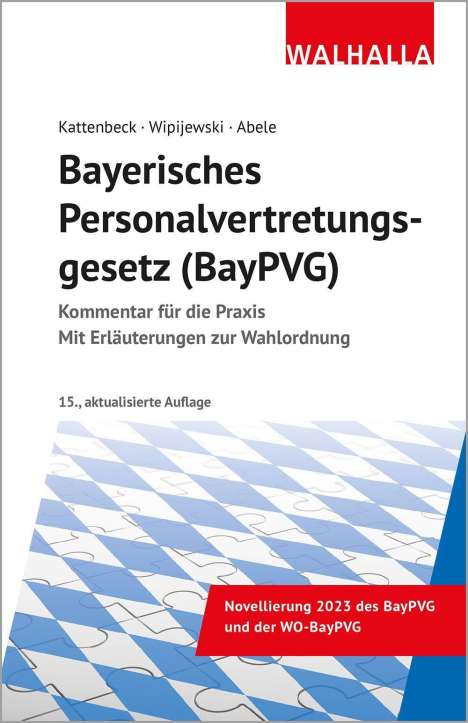 Dieter Kattenbeck: Bayerisches Personalvertretungsgesetz (BayPVG), Buch